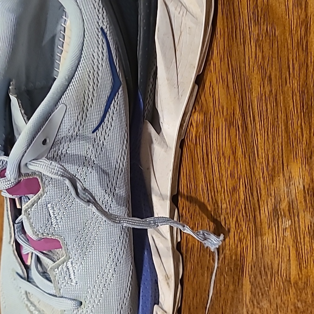 HOKA® Women's 8 Elevon 2 Running/Training Shoe in Ballad Blue/Dazzling Blue - Picture 7 of 8